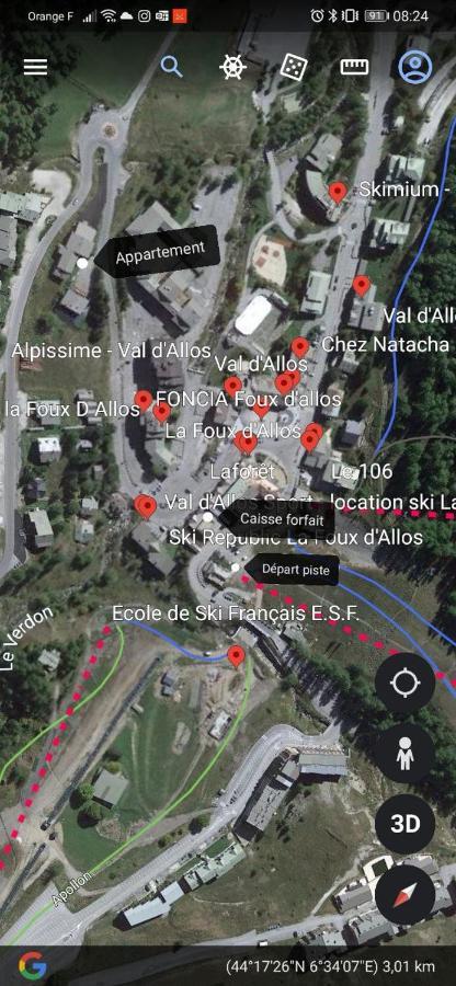 La Foux D'Allos - Studio 4 Couchages, Tres Proche Centre Station エクステリア 写真
